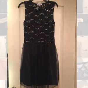 Navy Blue Party Dress